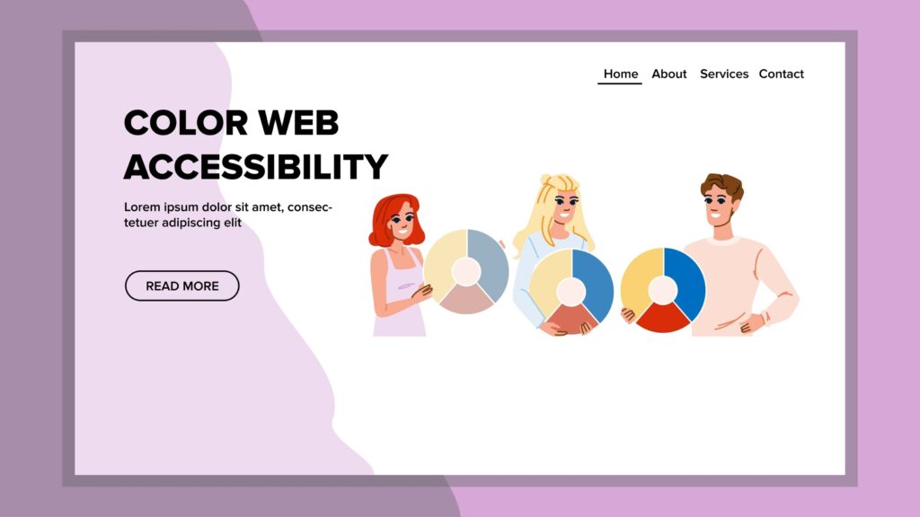 Illustration Of Colour Web Accessibility