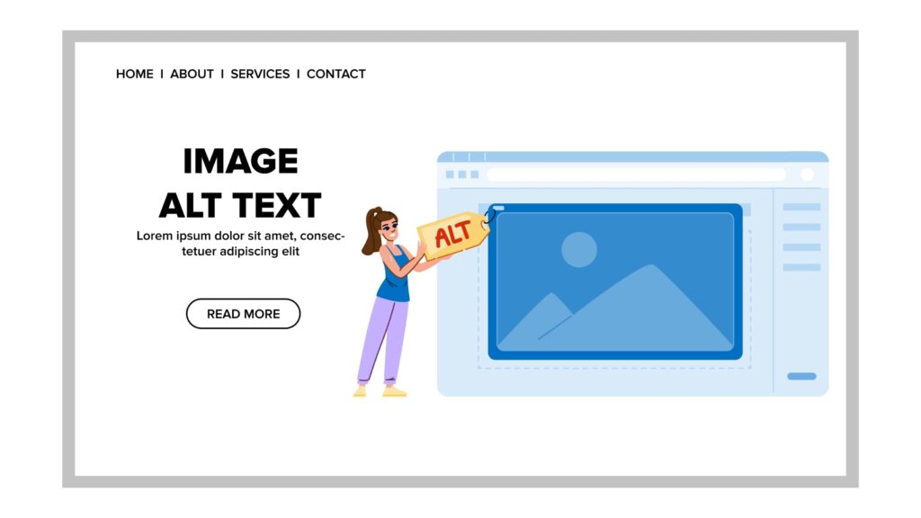 Image Alt Text Illustration